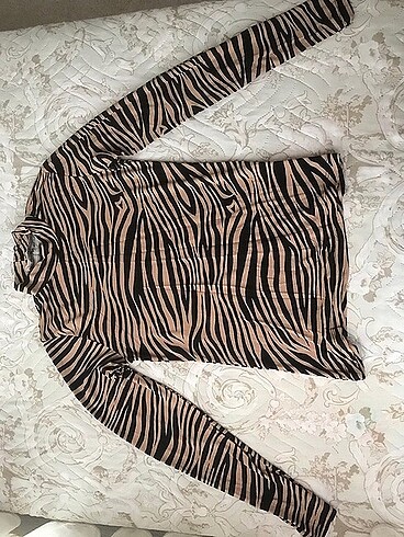 Kahverengi zebra bady