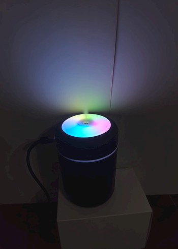 USB Siyah Hava Temizleyici ve Nemlendirici - Görsel 4