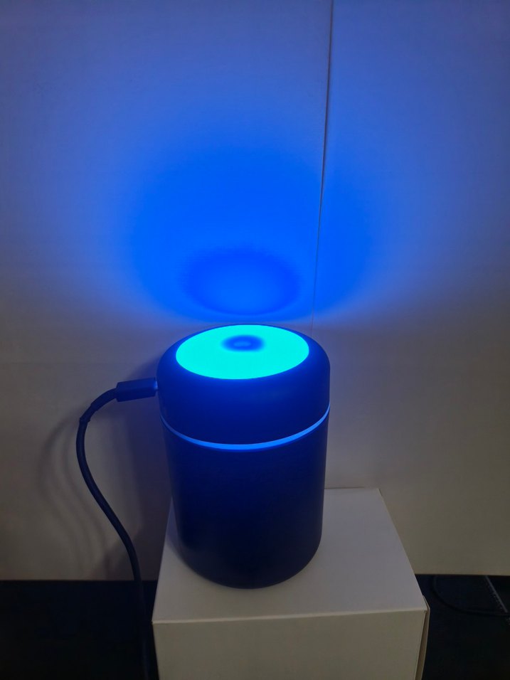 USB Siyah Hava Temizleyici ve Nemlendirici - Görsel 3