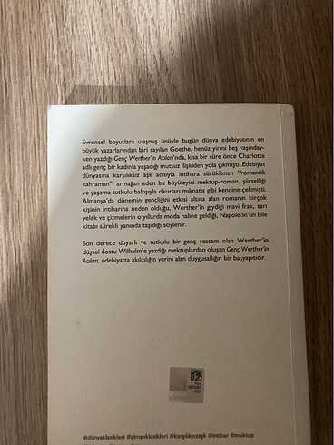  Genç werther in acıları