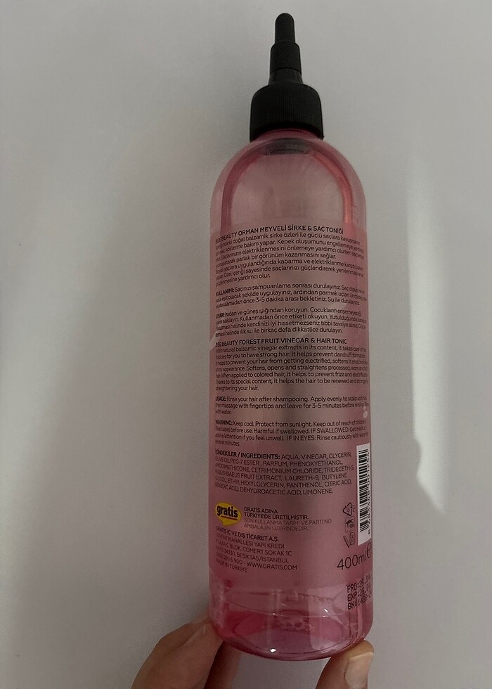 Frambuazlı saç toniği - Görsel 2