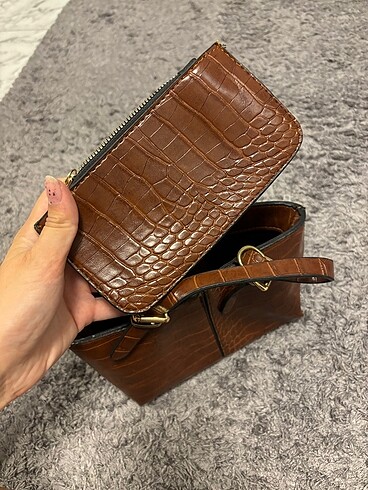  Beden kahverengi Renk Kahve Mini Çanta