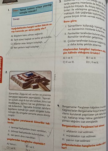 Dinamo Sosyal Bilgiler Soru Bankası 7. Sınıf - Görsel 4