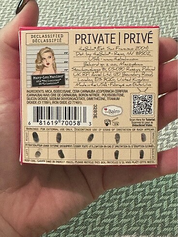 The Balm Mary-Lou Manizer Highlighter The Balm