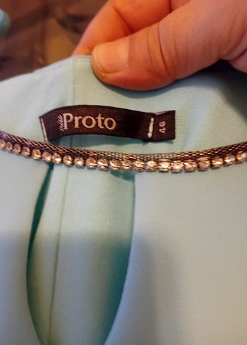 Turkuaz Midi Kadın Elbise - Görsel 3