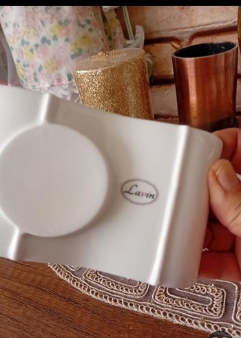 ayyıldızlı porselen kahve fincanı takımı - Görsel 7