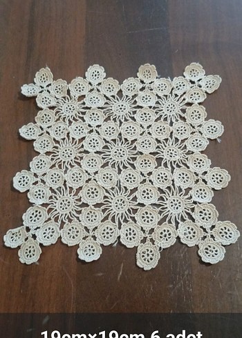 Dantel fiskos ve peçeteler - Görsel 7