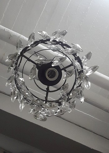 Antika Kristal Sarkıt Avize - Görsel 3