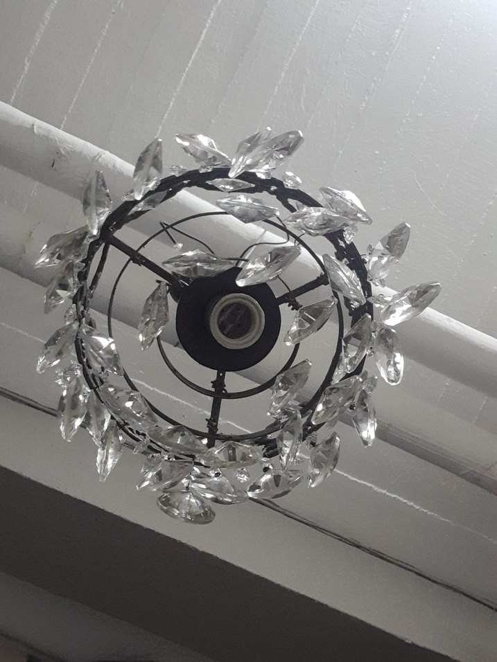 Antika Kristal Sarkıt Avize - Görsel 3