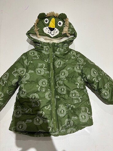 Çocuk bebek montu kürklü