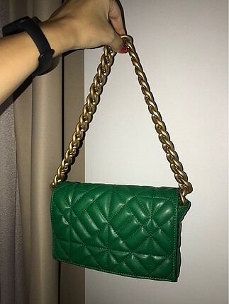 Zara muadili MARKASI ZARA DEĞİL yeşil çanta
