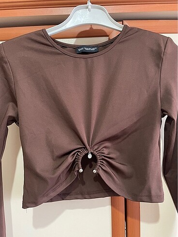 Quzu Crop bluz