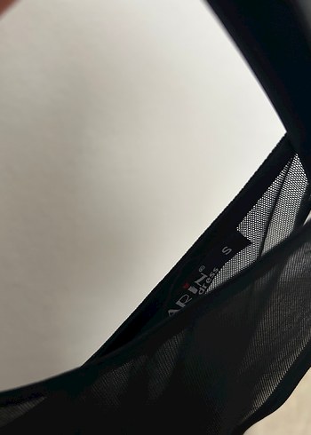 Siyah mini yanları tül abiye - Görsel 4