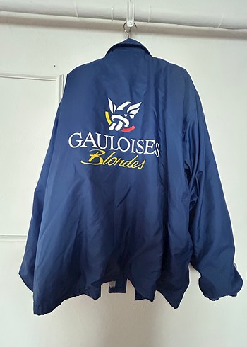 Mavi Düğmeli Erkek Yağmurluk - Görsel 4