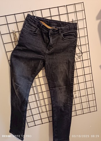 Çocuk Denim Midi Boy Kot Pantolon