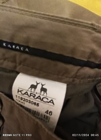 46 Beden kahverengi Renk Erkek Kanvas Pantolon