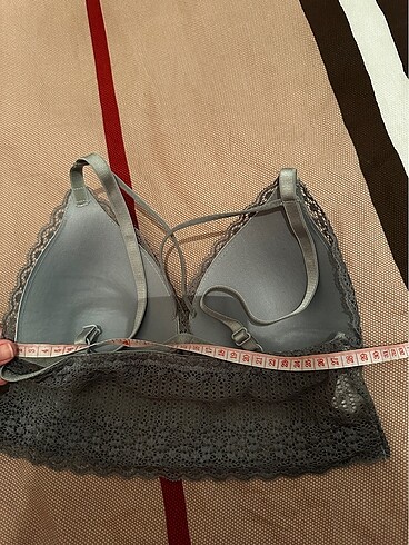 s Beden haki Renk Göğüs detaylı şık bralet