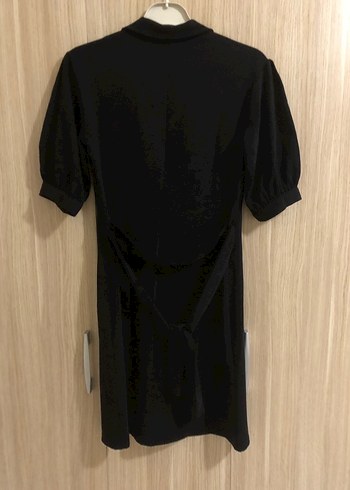 kendinden kemerli elbise - Görsel 2