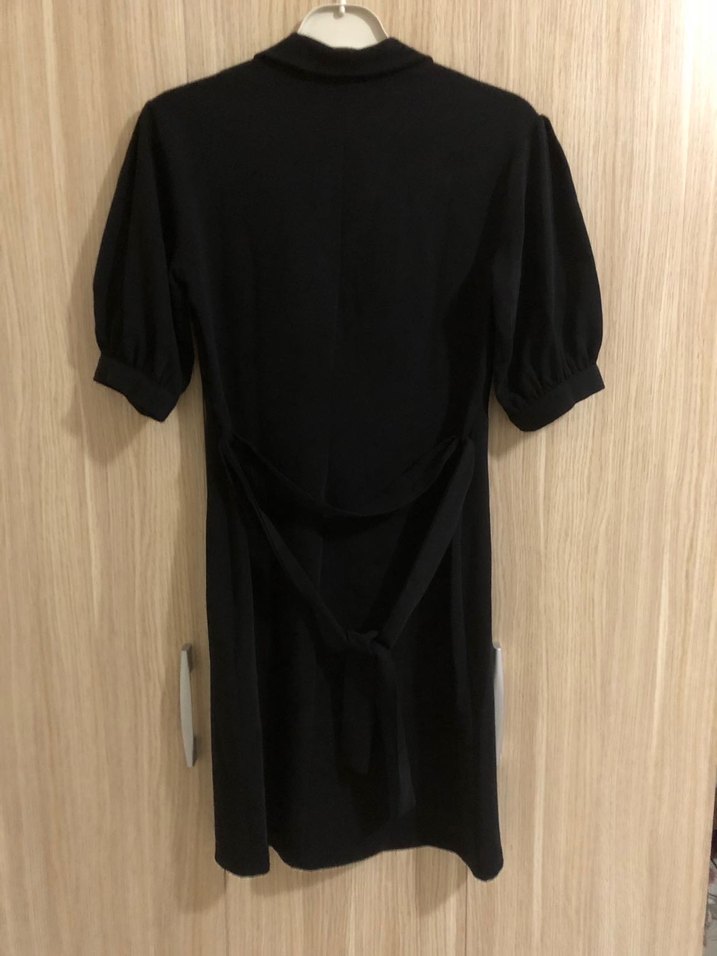 kendinden kemerli elbise - Görsel 2