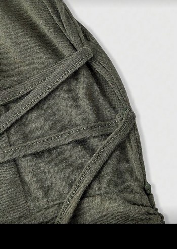 Drapeli Mini Elbise - Görsel 3