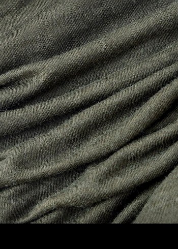 Drapeli Mini Elbise - Görsel 5