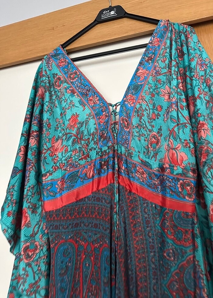 ipek uzun elbise - Görsel 2