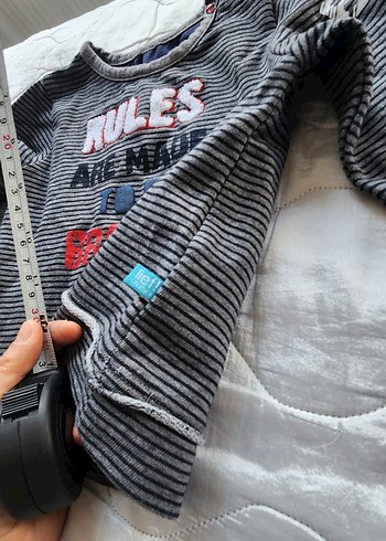 Gri Erkek Çocuk Uzun Kollu Sweatshirt - Görsel 5