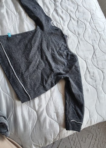 Gri Erkek Çocuk Uzun Kollu Sweatshirt - Görsel 6