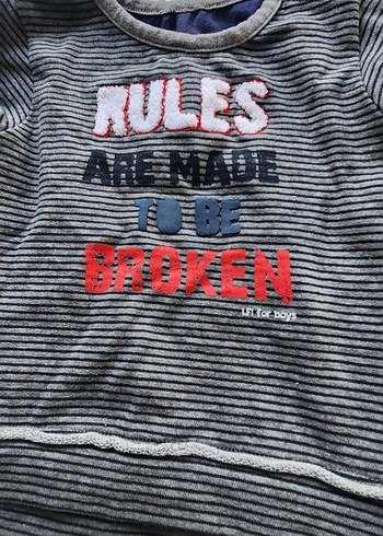 Gri Erkek Çocuk Uzun Kollu Sweatshirt - Görsel 2