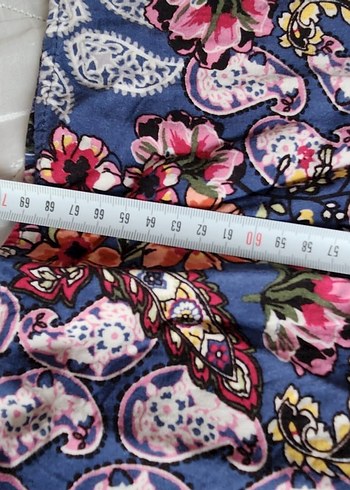 Çiçek Desenli Uzun Bohem Etek - Görsel 6