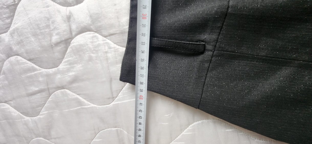 Siyah Pilili Midi Etek - Görsel 5