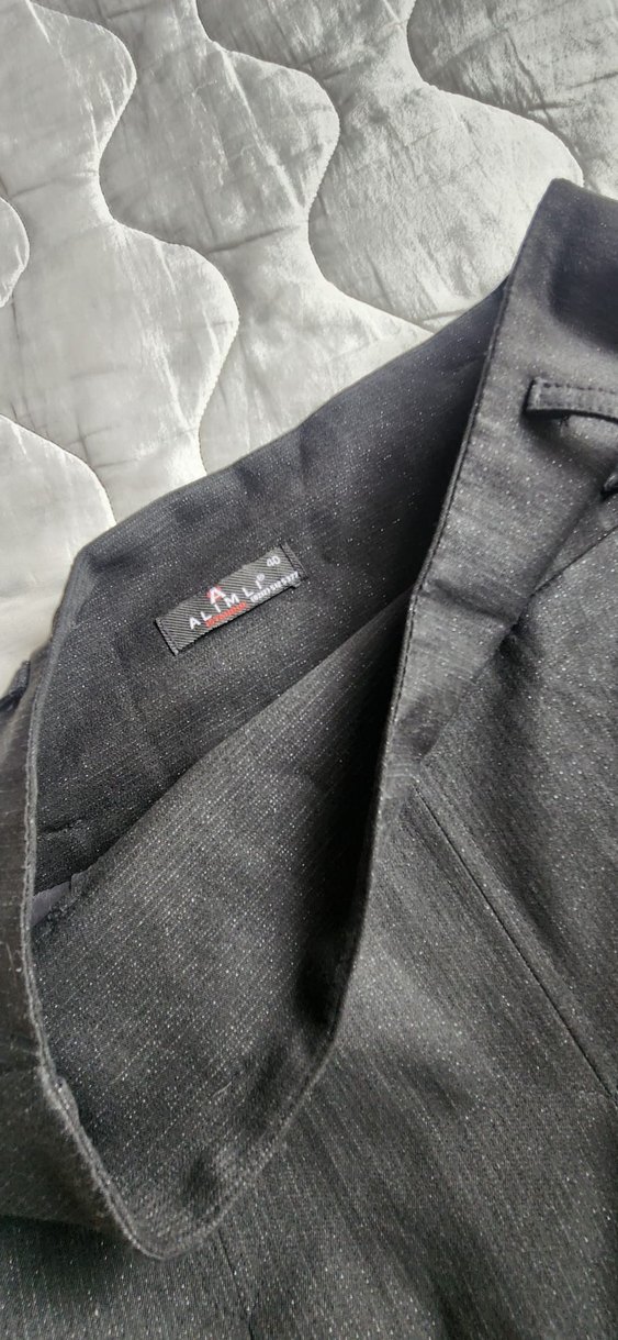 Siyah Pilili Midi Etek - Görsel 3