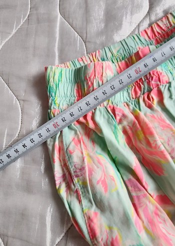 Bol Kesim Pastel Renkli Uzun Etek - Görsel 3