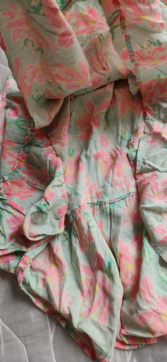 Bol Kesim Pastel Renkli Uzun Etek - Görsel 2