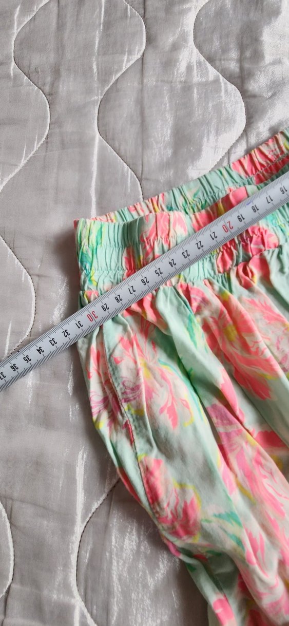 Bol Kesim Pastel Renkli Uzun Etek - Görsel 3