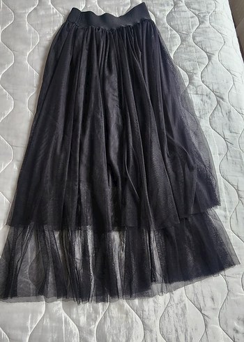 Uzun Pilili Siyah Gotik Etek - Görsel 2