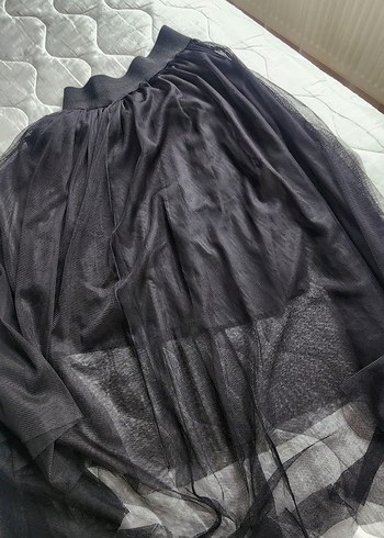 Uzun Pilili Siyah Gotik Etek - Görsel 6