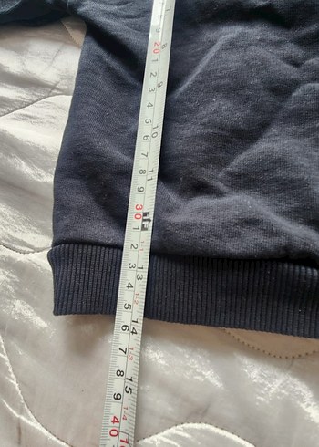 Erkek Çocuk Siyah Keten Sweatshirt - Görsel 6