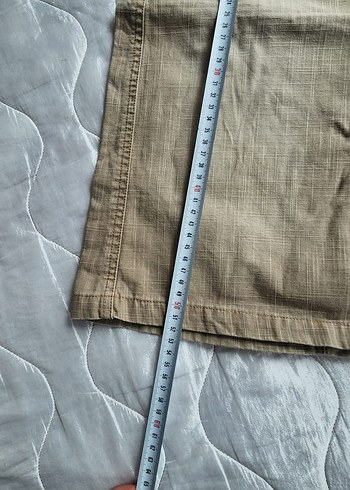 Kemerli Bej Midi Keten Kadın Etek - Görsel 3