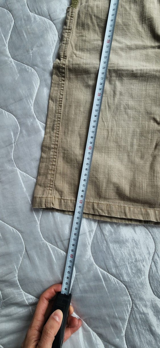 Kemerli Bej Midi Keten Kadın Etek - Görsel 3