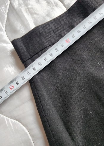 Düz Siyah Midi Kalem Etek - Görsel 2