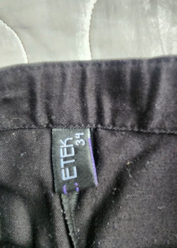 Siyah Pilili Midi Mini şort Etek - Görsel 7