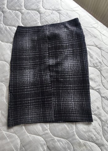 Gri Midi Kalem Etek - Görsel 3