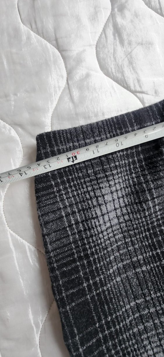 Gri Midi Kalem Etek - Görsel 5