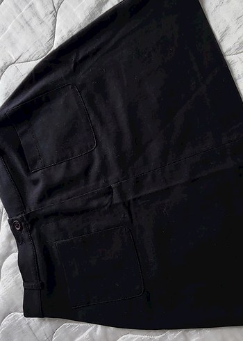 Siyah Kadın mini Etek - Görsel 5