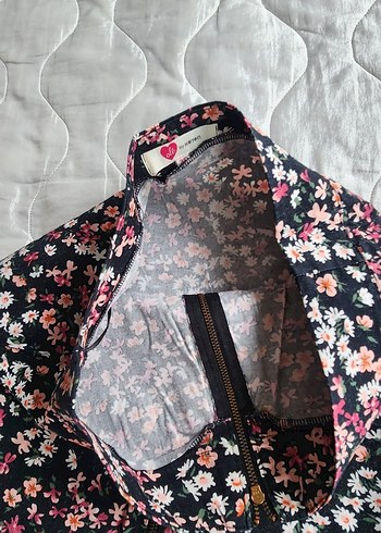 Çiçek Desenli Mini Etek - Görsel 6