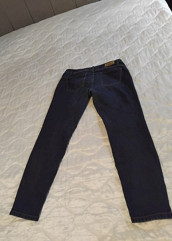 Lacivert Kadın Denim Pantolon - Görsel 5