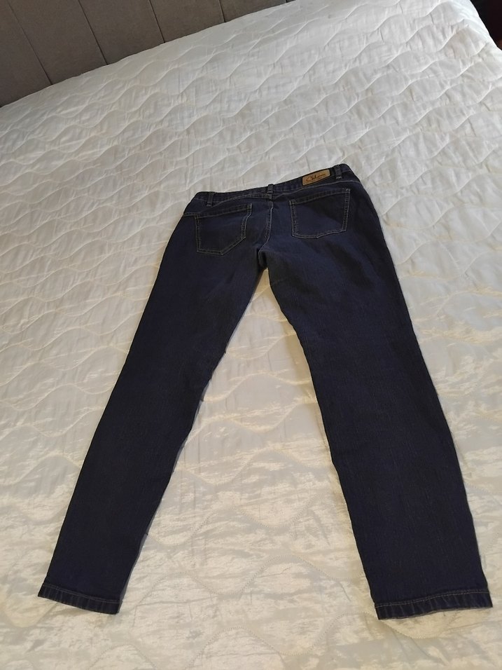 Lacivert Kadın Denim Pantolon - Görsel 5