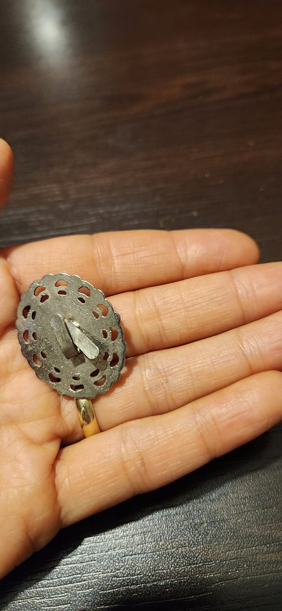 Vintage Kadın broş, Payetli, Bohem Stil - Görsel 2