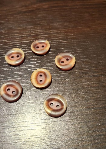 Bohem Tarzda Doğal Ahşap Düğmeler